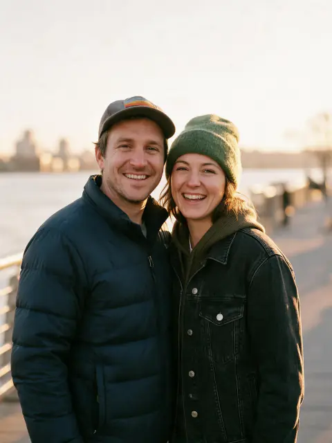 Golden hour portrait