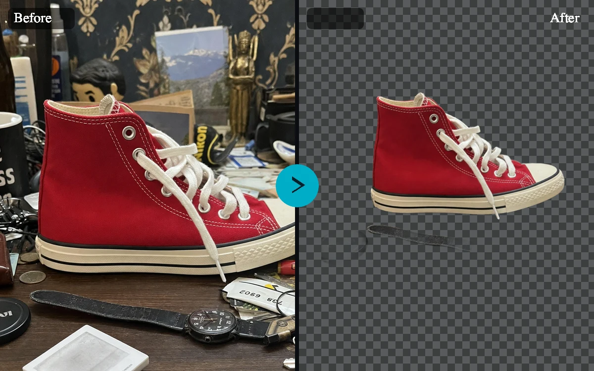 AI Background Remover example