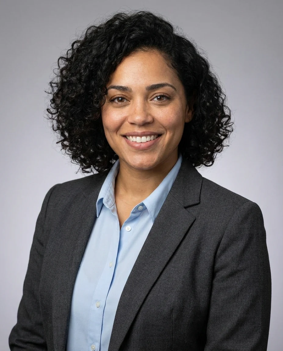 Professional headshot · After