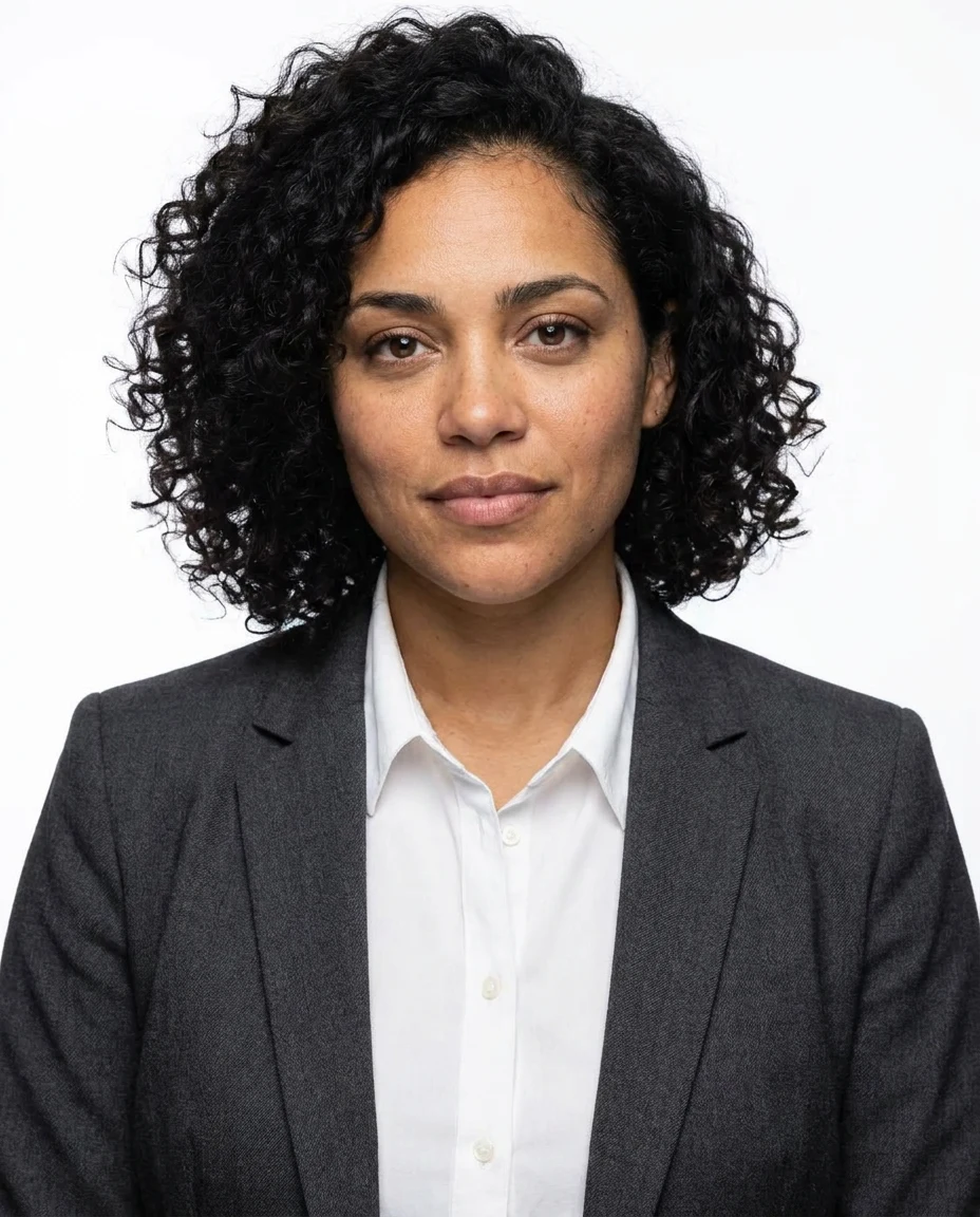 Company profile portrait · After