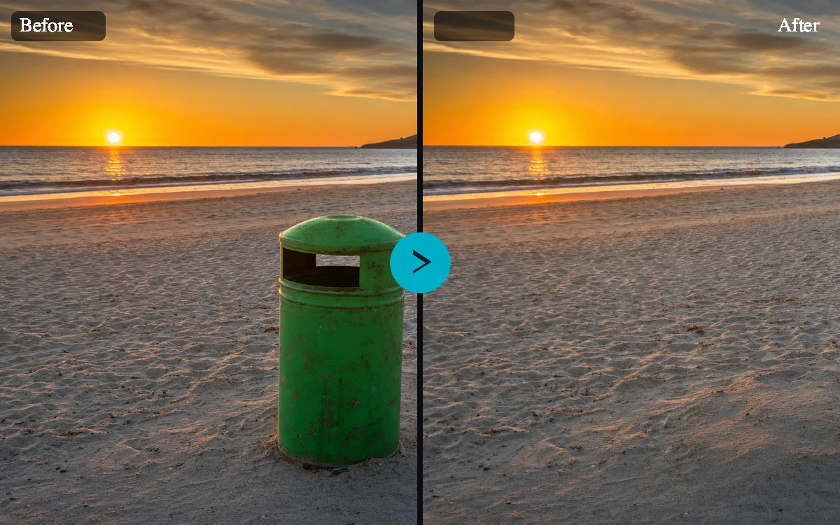 AI Object Remover example