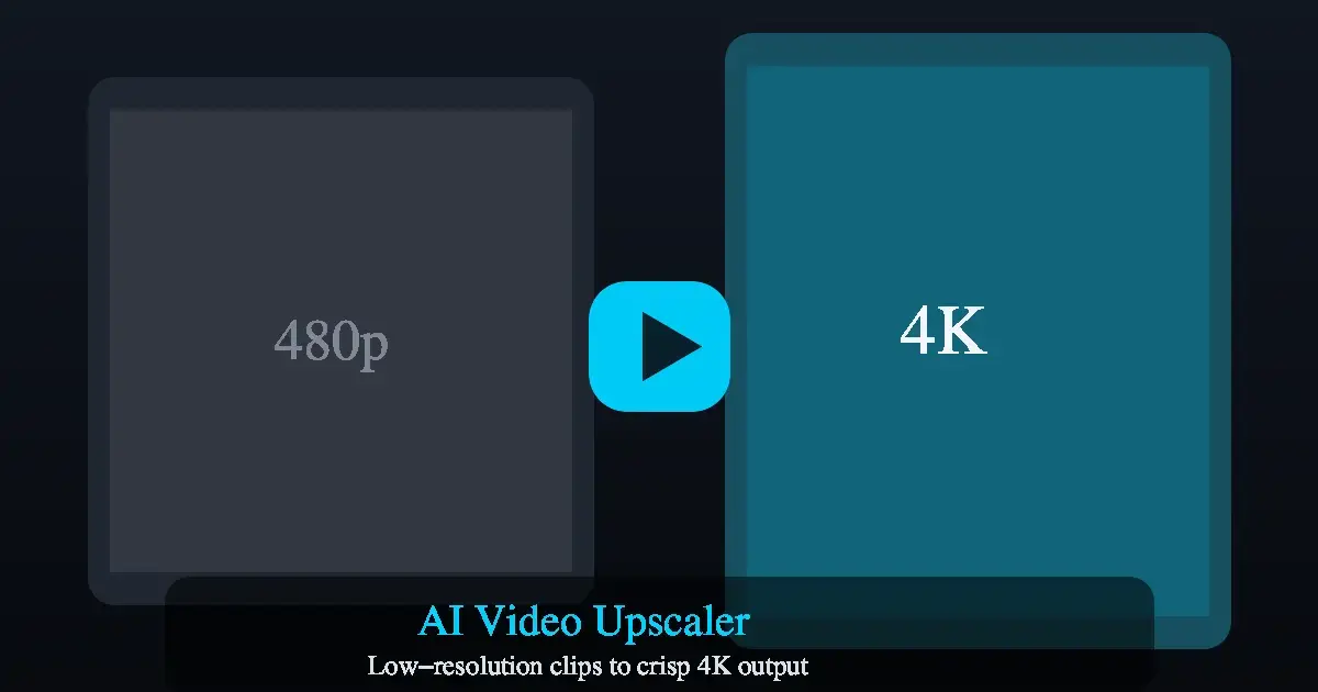 AI Video Upscaler example 2